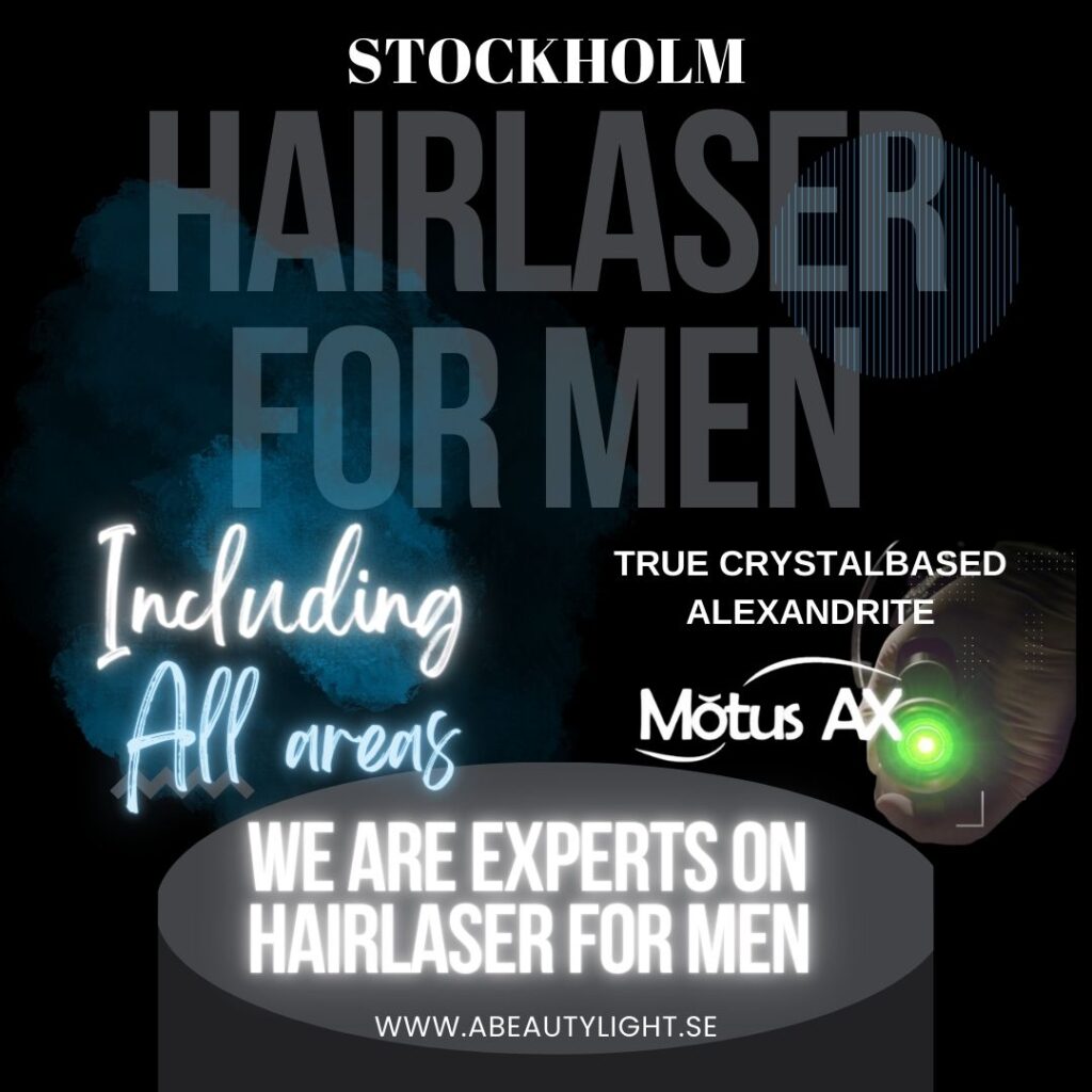 Hair removal men Stockholm A Beauty Light